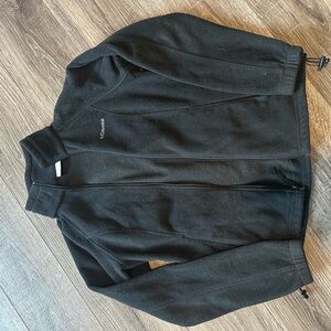 Columbia Charcoal Full-Zip Fleece Jacket